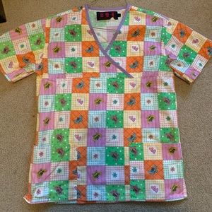 Set of women’s scrub tops